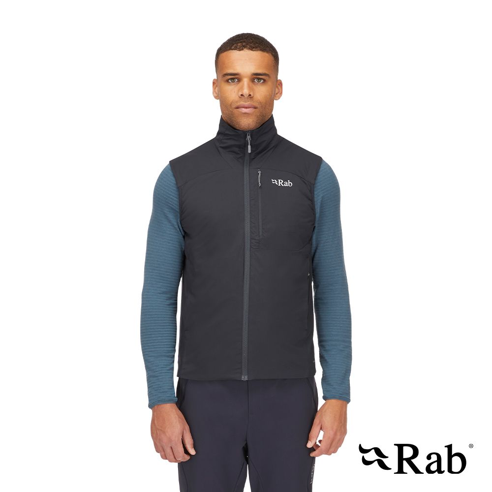 RAB Xenair Vest 輕量防風透氣化纖背心 男款 烏木灰 #QIP19