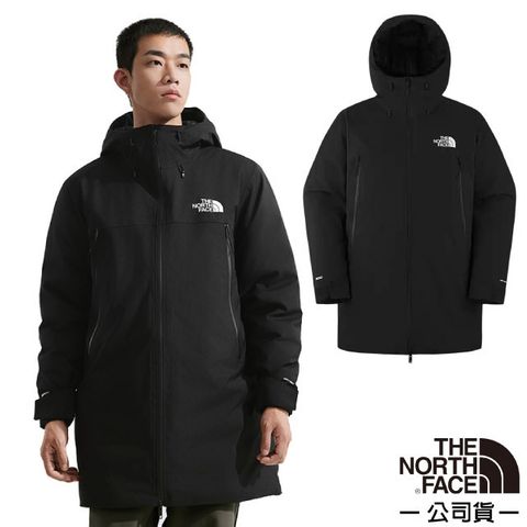 The North Face 北面 男 DRYVENT 防風防水保暖羽絨長版外套.風衣.大衣.夾克/600蓬鵝絨填充/8AYH