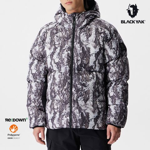 【BLACKYAK】男 TACTICAL RIBSTOP羽絨外套(雪影迷彩)-銀離子抗菌除臭 保暖外套|BYEB2MJ411