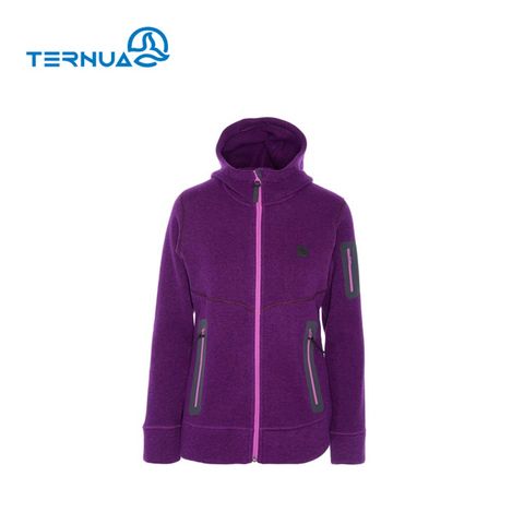 TERNUA 女THERMAL PRO針織連帽保暖外套1643121 AF / 2483紫色