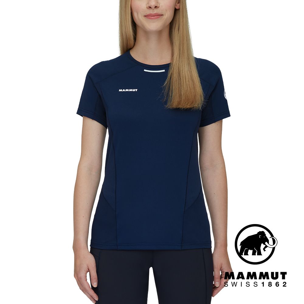 MAMMUT 長毛象 Aenergy FL T-Shirt 輕量抗菌短袖排汗衣 海洋藍 女款 #1017-05020