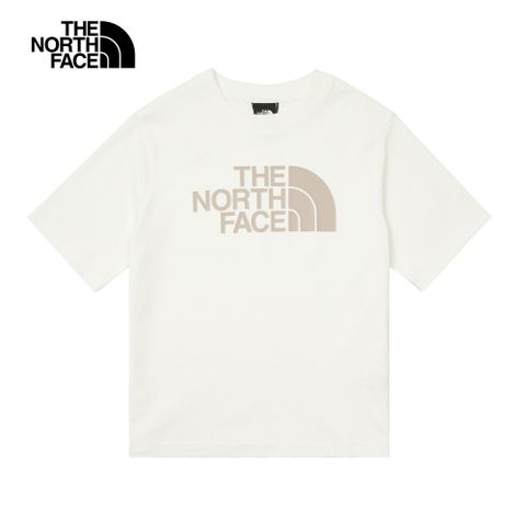 The North Face北面UE女款白色純棉短袖T恤｜8CMHBIV