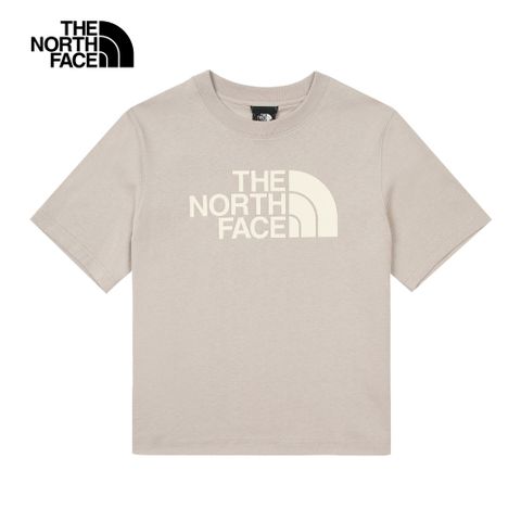 The North Face北面UE女款灰色純棉短袖T恤｜8CMH8OO