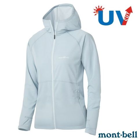 【mont-bell】女 COOL F-Z HOODIE UV連帽外套/1114637 LBL 淺藍