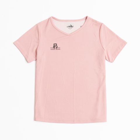 女涼感型單向導濕速乾圖騰上衣 AL2511041 落日粉 (S-2XL)