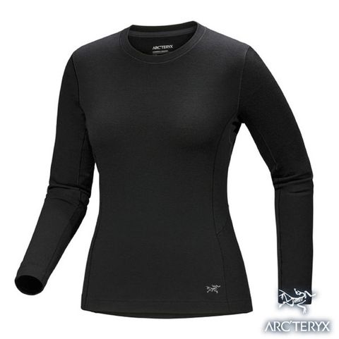 【ARCTERYX 始祖鳥】女 Satoro 美麗諾羊毛長袖圓領衫.保暖衛生衣/ X000008474