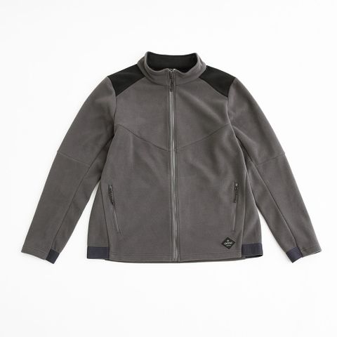 ADISI 男雙層超細纖維抗風保暖外套AJ2321083 (M-2XL) 深灰｜刷毛 輕抗風 輕量 彈性 透氣