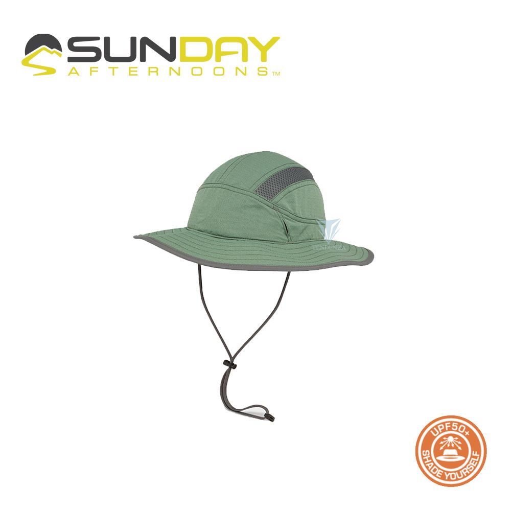 Sunday Afternoons  抗UV防潑透氣加強圓盤帽 尤加利綠 Ultra Escape Boonie