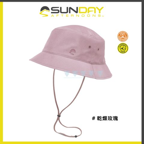UPF50+防曬Sunday Afternoons 抗UV防潑輕量漁夫帽 乾燥玫瑰 Sunward Bucket