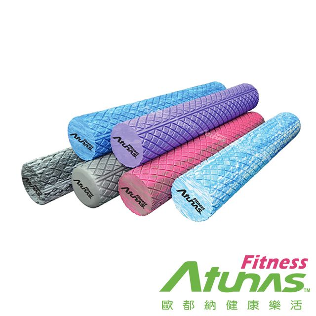 ATUNAS 歐都納 【 FITNESS】鑽石紋i ROLLER瑜珈柱(健身/有氧/按摩/核心MDF3650顏色隨機30度)