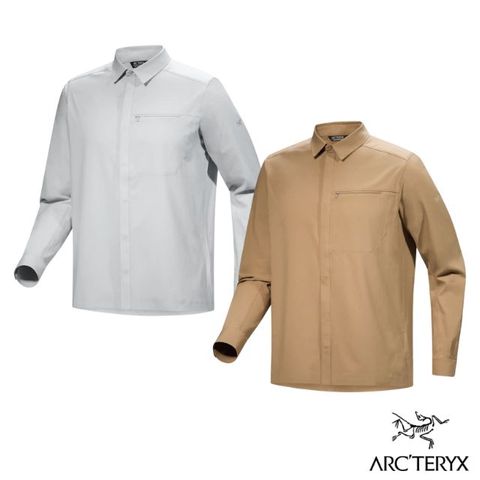 Arcteryx 始祖鳥 男款 Skyline 抗UV防皺快乾長袖襯衫.彈性排汗上衣.休閒衫/UPF50+防晒.吸濕排汗快乾/X000007410