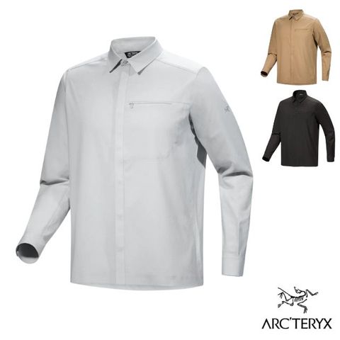 Arcteryx 始祖鳥 男款 Skyline 抗UV防皺快乾長袖襯衫.彈性排汗上衣.休閒衫/UPF50+防晒.吸濕排汗快乾/X000007410