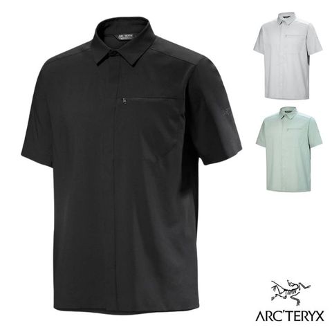 Arcteryx 始祖鳥 男 Skyline 抗UV彈性防皺快乾短袖襯衫.排汗上衣.休閒衫/UPF50+防晒.吸濕排汗/X000007436