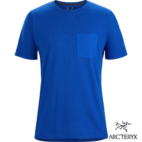 Arcteryx 始祖鳥 24系列 男 Eris 有機棉 短袖 T恤 生命藍