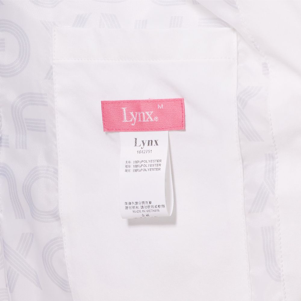 LynxLynx4275116  POLYESTER POLYESTER100 POLYESTERM色請分開洗請勿使用MADE IN VIETNAM