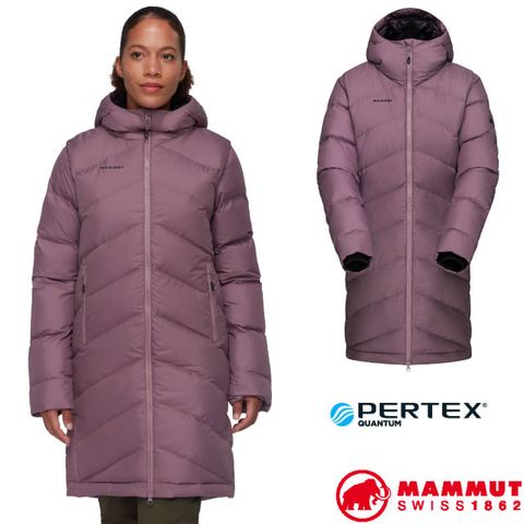 MAMMUT 長毛象 女 Fedoz IN Hooded Parka 防風防潑連帽保暖長版羽絨外套.長風衣/700cuin羽絨/1013-02091-50604 波動紫