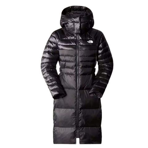 【The North Face】女 Metropolis Parka 超保暖防潑水600蓬鬆羽絨連帽保暖長版外套/83VE
