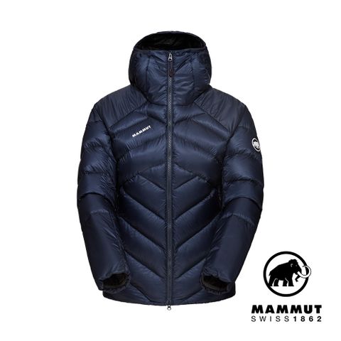 MAMMUT 長毛象 Taiss IN Hooded Jacket W 防風防潑水羽絨外套 海洋藍/黑 女款 #1013-03290