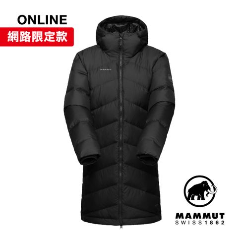 MAMMUT 長毛象 Fedoz IN Hooded Parka W 長版羽絨連帽大衣外套 黑色 女款 #1013-02091