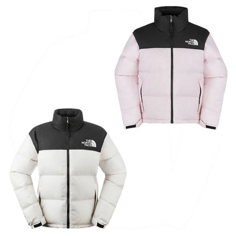 【The North Face】女 ICON 拼接防潑水舒適保暖可收納連帽羽絨外套/禦寒雪衣/ 3XEO
