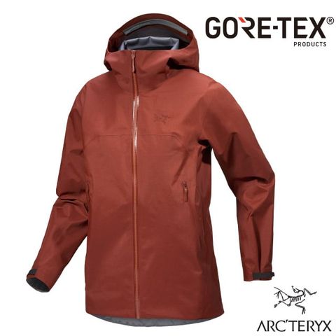 Arcteryx 始祖鳥 女 Beta Gore-Tex 防水透氣連帽外套(僅300g).風雨衣/輕薄耐磨/X000009239 紅衫紅