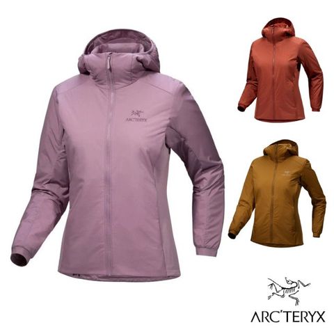 【ARCTERYX 始祖鳥】女 Atom 防潑保暖透氣化纖連帽外套/X000006780-30090