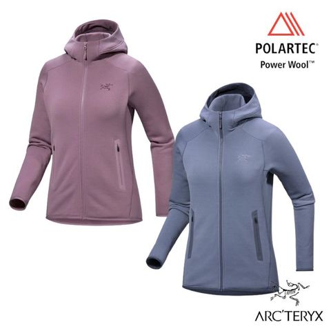 Arcteryx 始祖鳥 女 Kyanite Hoody 保暖透氣連帽刷毛外套.彈力抓絨夾克/Polartec Power Stretch Pro刷毛/X000008535