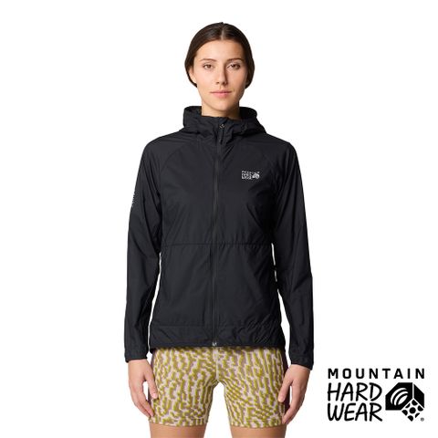 【Mountain Hardwear】Kor AirShell™ Hoody W 空氣感超輕防風連帽外套 黑色 女款 #2123801