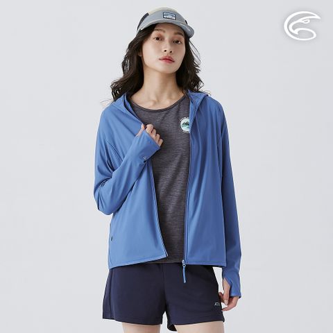 女超涼感防曬外套 AJ2511054 寧靜藍 (S-2XL)
