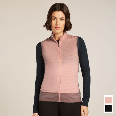 【紐西蘭icebreaker】女 Descender RealFleece™ 刷毛保暖背心-300