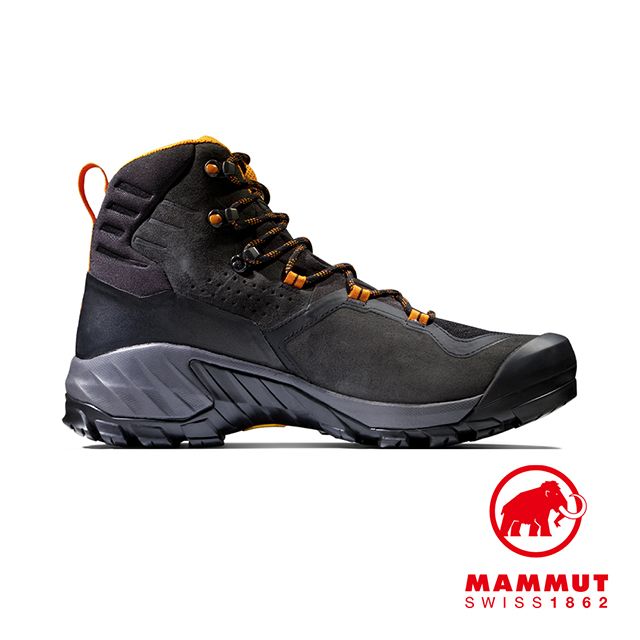 Mammut 長毛象】Sapuen High GTX Men 高筒健行登山鞋黑/輻射黃男款