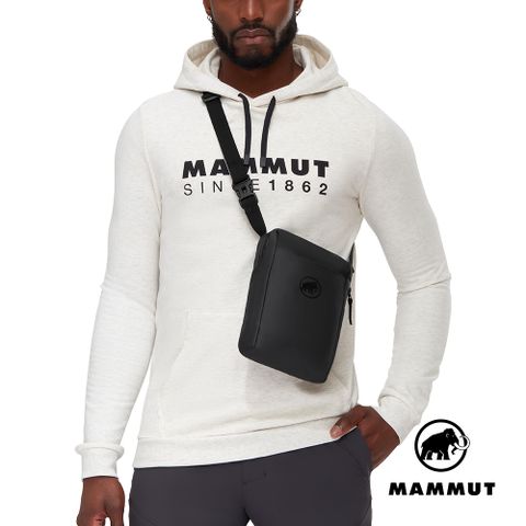 【Mammut 長毛象】Seon Pouch 休閒單肩包/側背包 2L 黑色 #2810-00151
