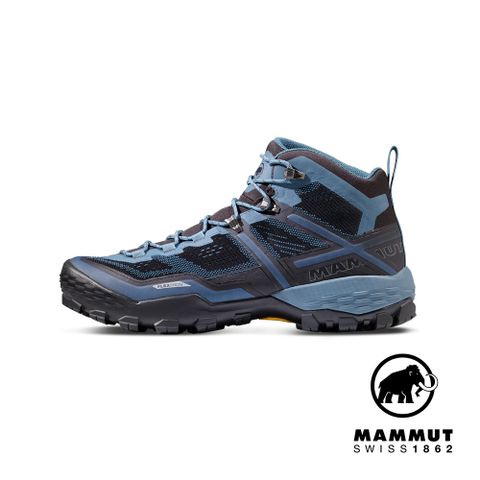 MAMMUT 長毛象 Ducan Mid GTX 中筒登山健行鞋 男款 黑/波賽頓 #3030-03541