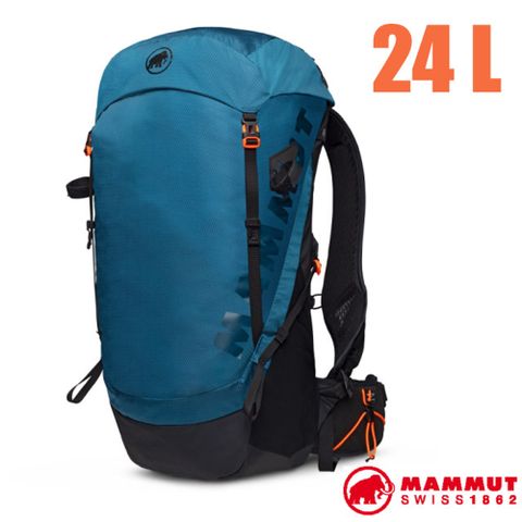 MAMMUT 長毛象 Ducan 超輕量XD減震透氣登山健行背包 24L(僅910g 附防水套)/戶外.日常旅遊/2530-00350-50430 藍寶石