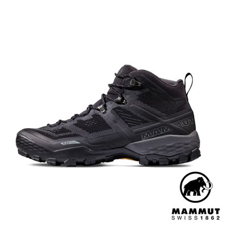 MAMMUT 長毛象 Ducan Mid GTX 中筒登山健行鞋 男款 黑/鈦金灰 #3030-03541