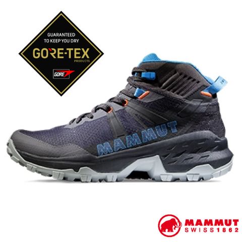 MAMMUT 長毛象 女 Sertig II Mid GTX 輕巧耐用多功能鞋.登山健行/GORE-TEX / EVA中底厚底 /3030-04840-00691 深鈦金灰