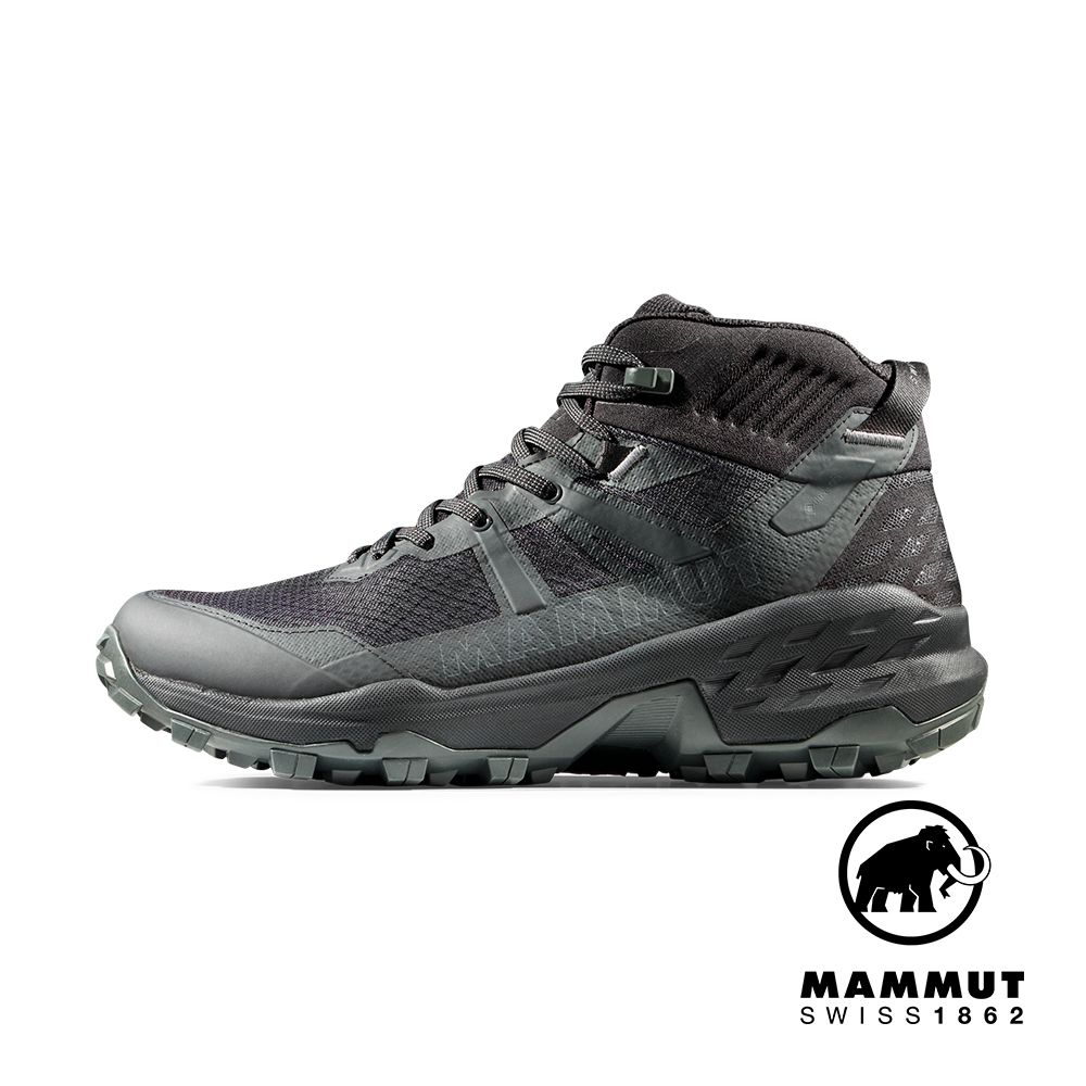 MAMMUT 長毛象 Sertig II Mid GTX Men 防水中筒健行鞋 男款 黑色 #3030-04830