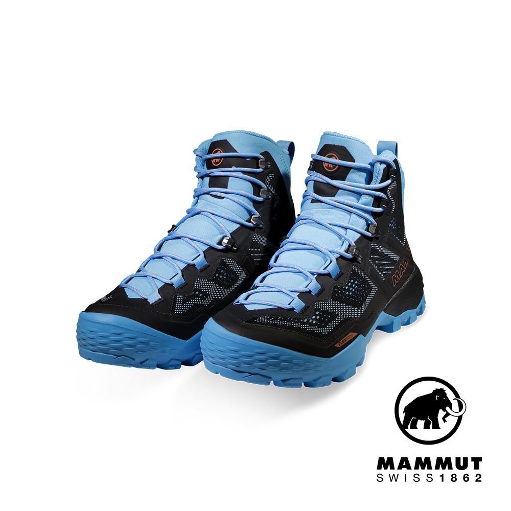 Mammut 長毛象】Ducan High GTX 高筒登山健行鞋女款黑/自在藍#3030