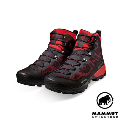 MAMMUT 長毛象 Ducan High GTX 高筒登山健行鞋 男款 黑/辛辣紅 #3030-03471