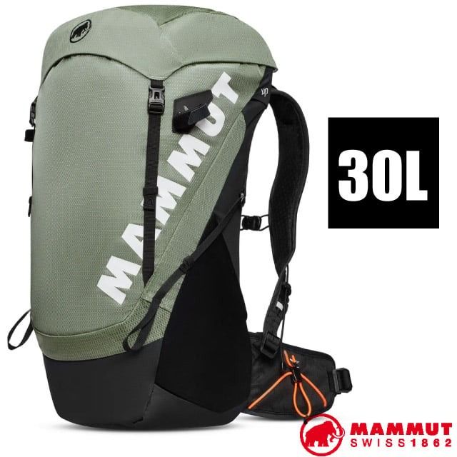 MAMMUT 長毛象 女 Ducan 超輕量XD減震透氣登山健行背包 30L(僅920g 附防水套)/戶外.日常旅遊_2530-00330-40245 玉石綠