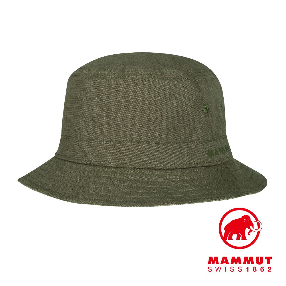 MAMMUT 長毛象  Bucket Hat 雙面防曬漁夫帽 綠鬣蜥 #1191-00621