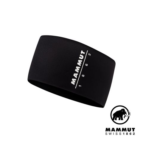 MAMMUT 長毛象 Aenergy Headband 輕量彈性快乾頭帶 黑色 #1191-00481