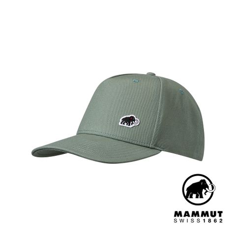 MAMMUT 長毛象 Mountain Cap 經典布徽棒球帽 深玉石綠 #1191-00722