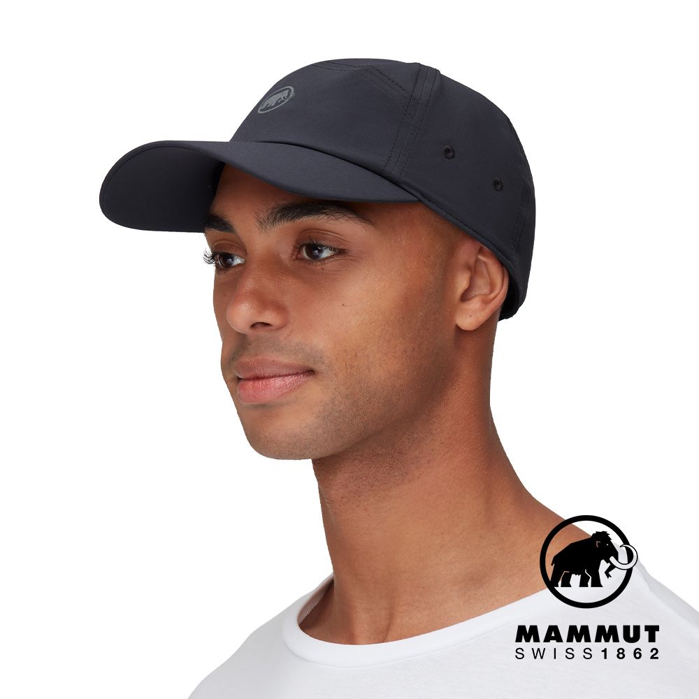 MAMMUT 長毛象 Sun Peak Cap 機能防曬棒球帽 黑色 #1191-01670