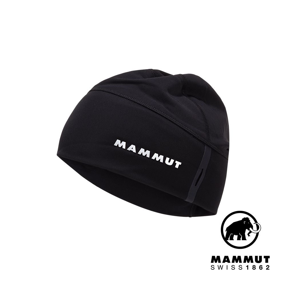 MAMMUT 長毛象 Aenergy Beanie 輕量彈性快乾豆豆帽 黑色 #1191-00470