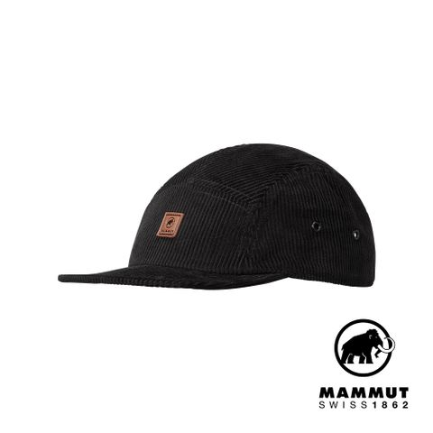 MAMMUT 長毛象 Cord Cap 休閒棉質露營帽 黑色 #1191-01710