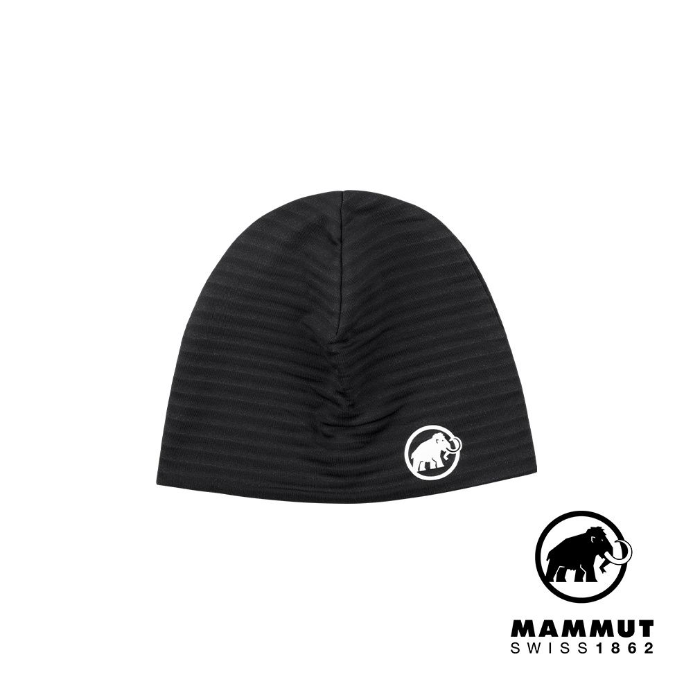 MAMMUT 長毛象 Taiss Light Beanie 保暖輕量機能毛帽 黑色 #1191-01071