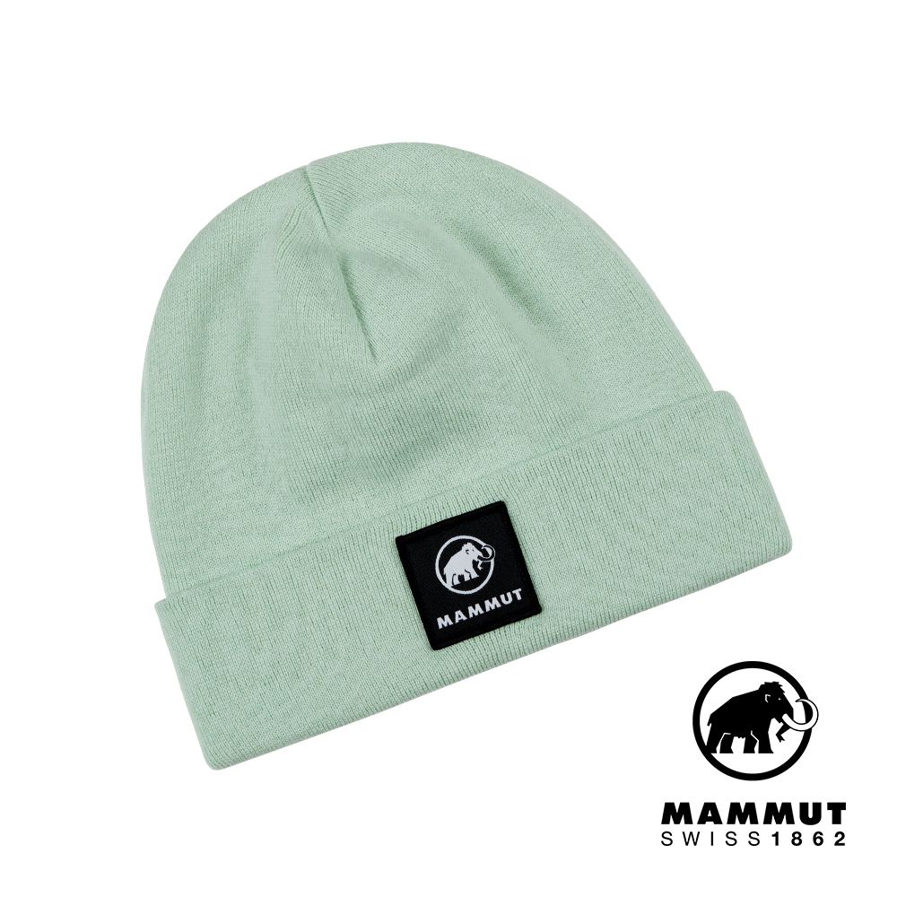 MAMMUT 長毛象 Fedoz Beanie 保暖針織反折豆豆帽 薄荷綠 #1191-01090