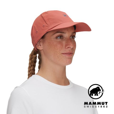 MAMMUT 長毛象 Sun Peak Cap 機能防曬棒球帽 磚紅 #1191-01670