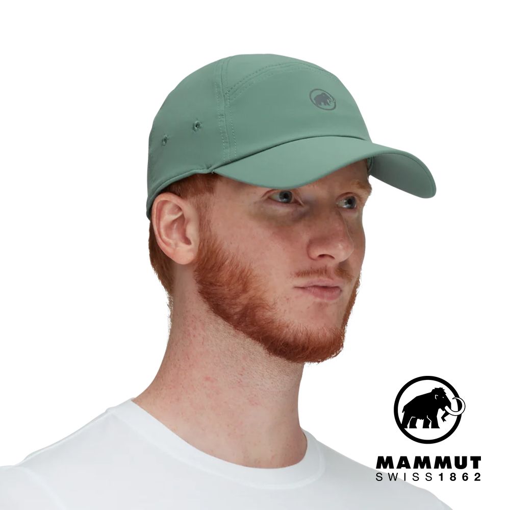 MAMMUT 長毛象 Sun Peak Cap 機能防曬棒球帽 深玉石綠 #1191-01670